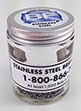 Braille Beads Stainless Steel 1,000 Per Jar